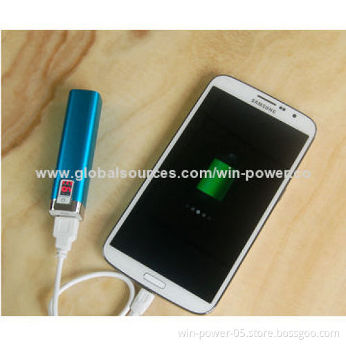 Aluminum Super A Grade Power Banks with 2,600mAh CapacityNew